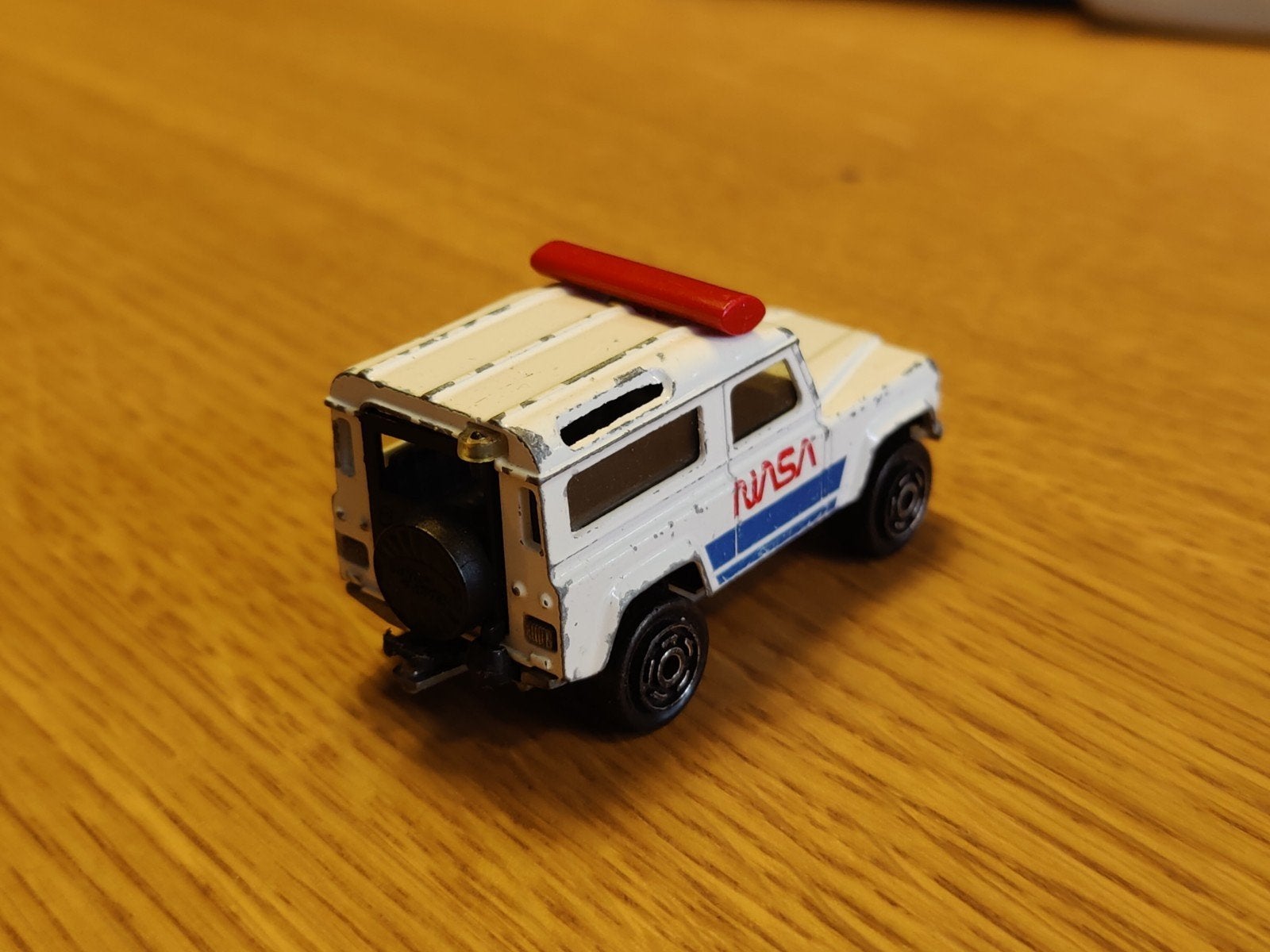 Majorette Land Rover NASA, Ophalen of Verzenden, Zo goed als nieuw, Auto