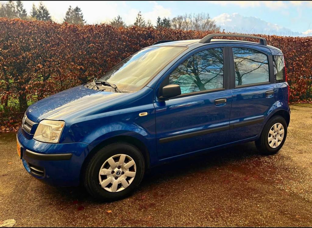 Fiat Panda 1.2 2005 Blauw APK tot ‘27 Airco, Auto's, Fiat, Voorwielaandrijving, Origineel Nederlands, Handgeschakeld, Particulier