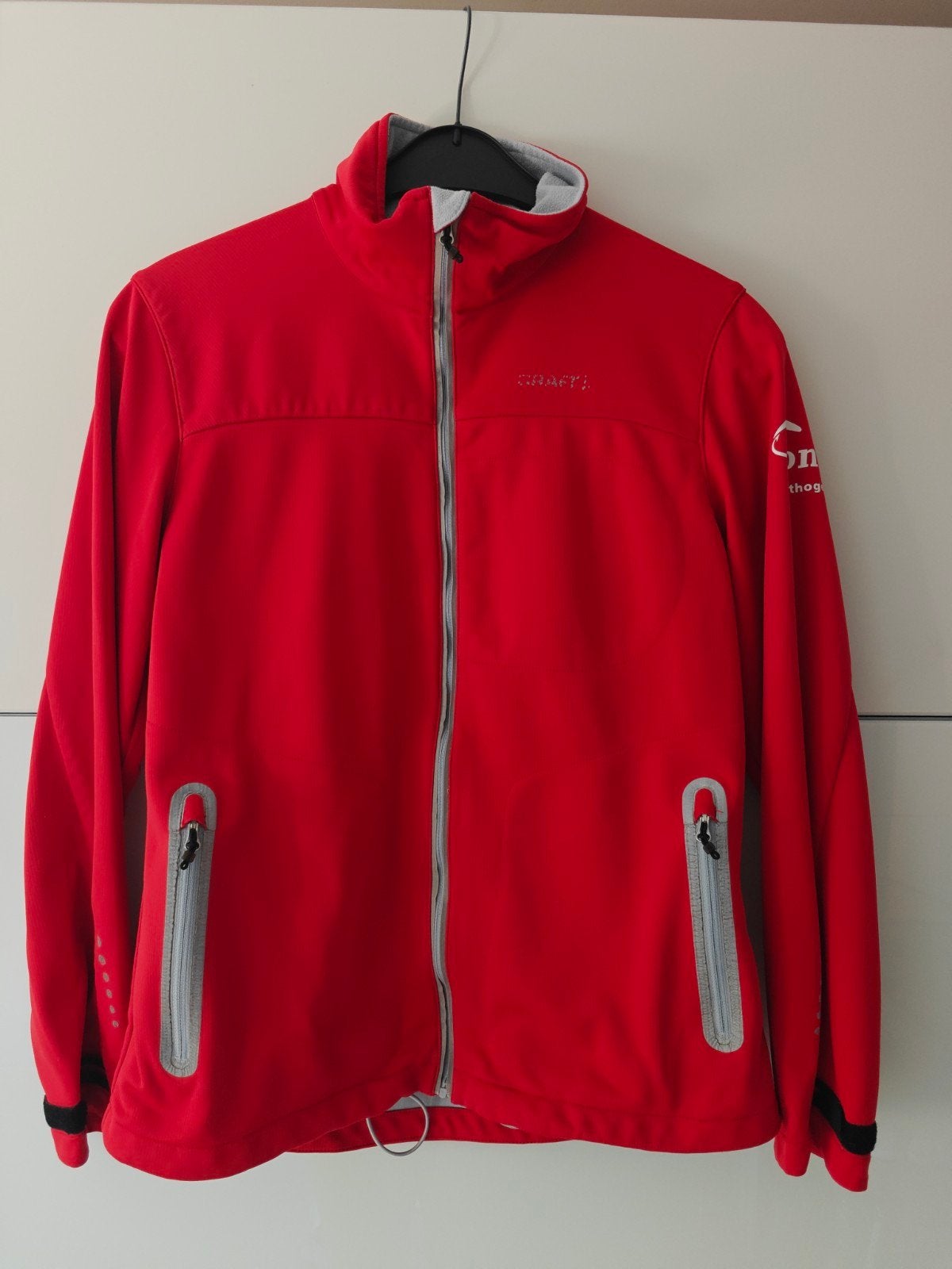 Craft softshell windjack Fontys maat M, Kleding | Dames, Jassen | Zomer, Gedragen, Maat 38/40 (M), Rood, Ophalen