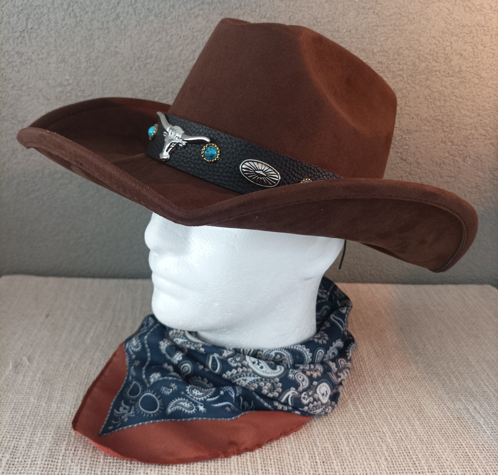 Cowboy western hoeden met band naar keuze b, Kleding | Heren, Hoeden en Petten, Hoed, Nieuw, Ophalen of Verzenden, 57 cm (M, 7⅛ inch) of minder