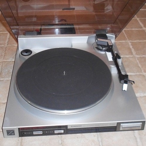 Pioneer platenspeler PL-470 zilver,mooi en goed.., Ophalen of Verzenden, Zo goed als nieuw, Platenspeler, Pioneer