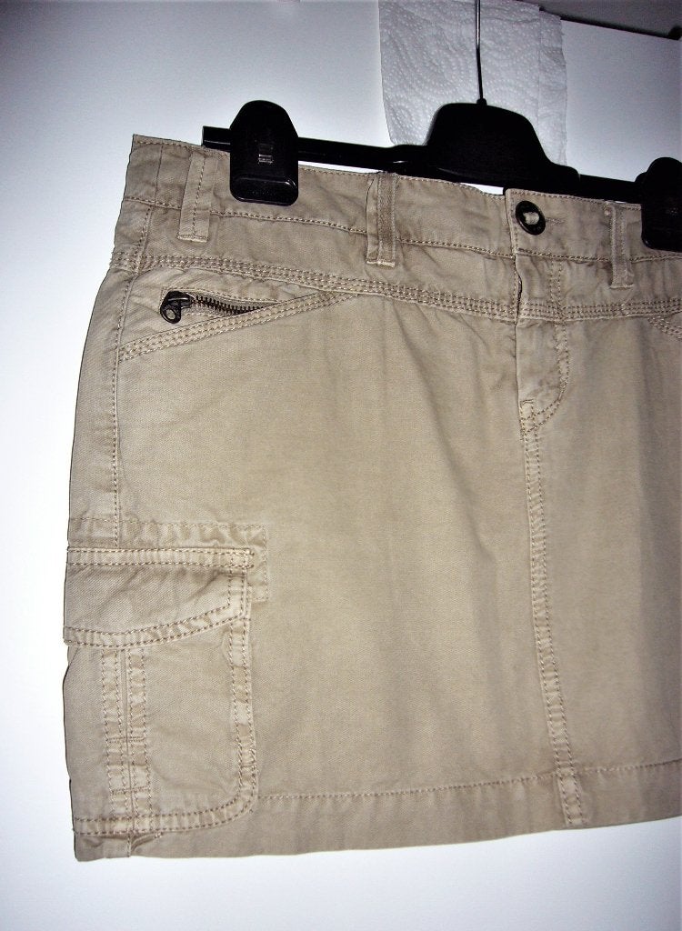 THE STING Sutherland zomer cargo rok beige, Maat 38/40 (M), Verzenden, Nieuw, Boven de knie