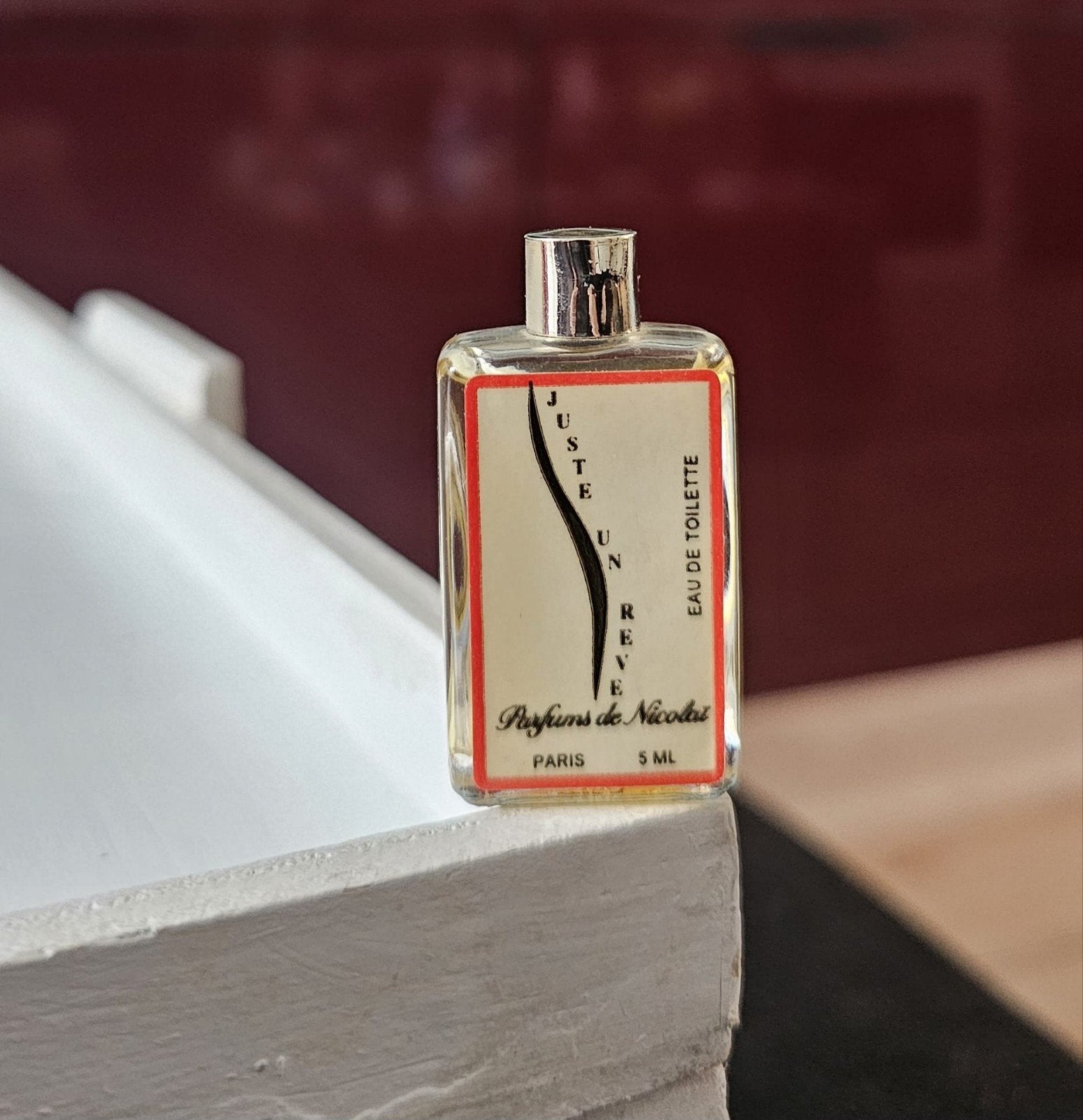 Parfum miniatuur justin un reve, Ophalen