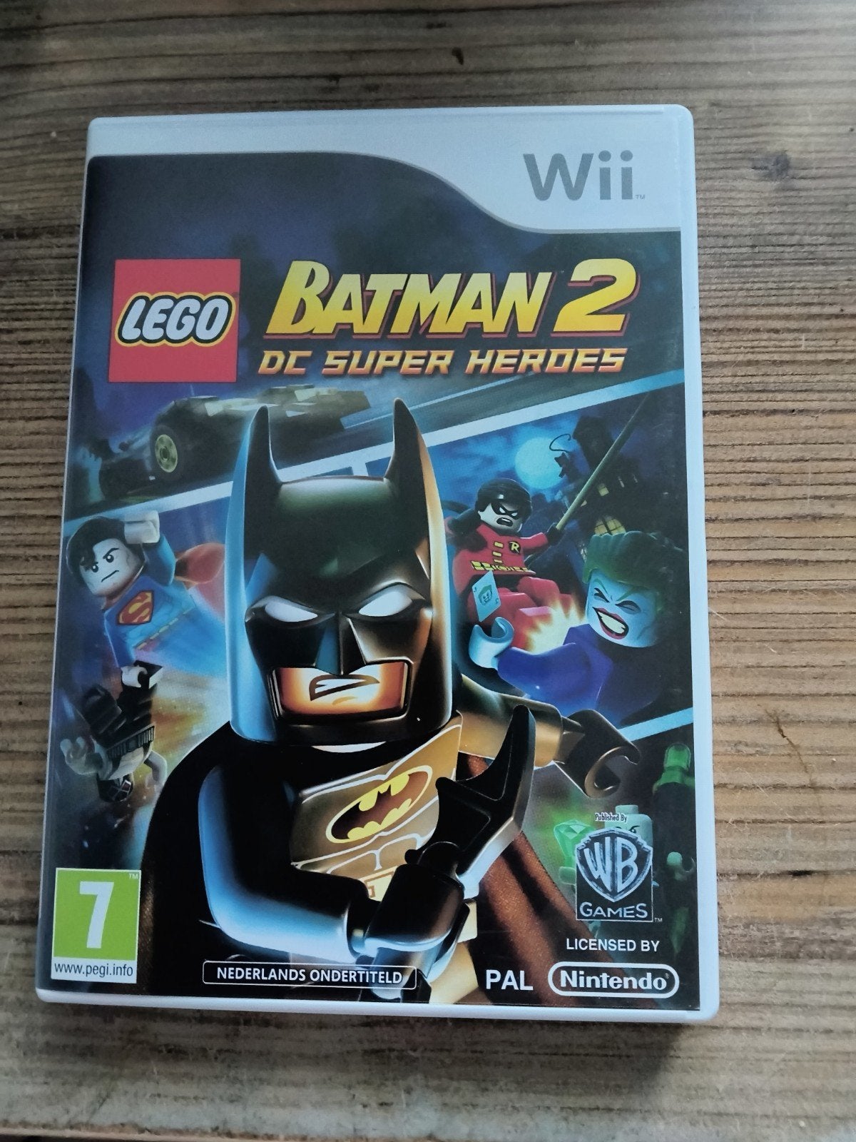 LEGO Batman 2: DC Super Heroes - Wii, Avontuur en Actie, 2 spelers, Ophalen of Verzenden, Zo goed als nieuw