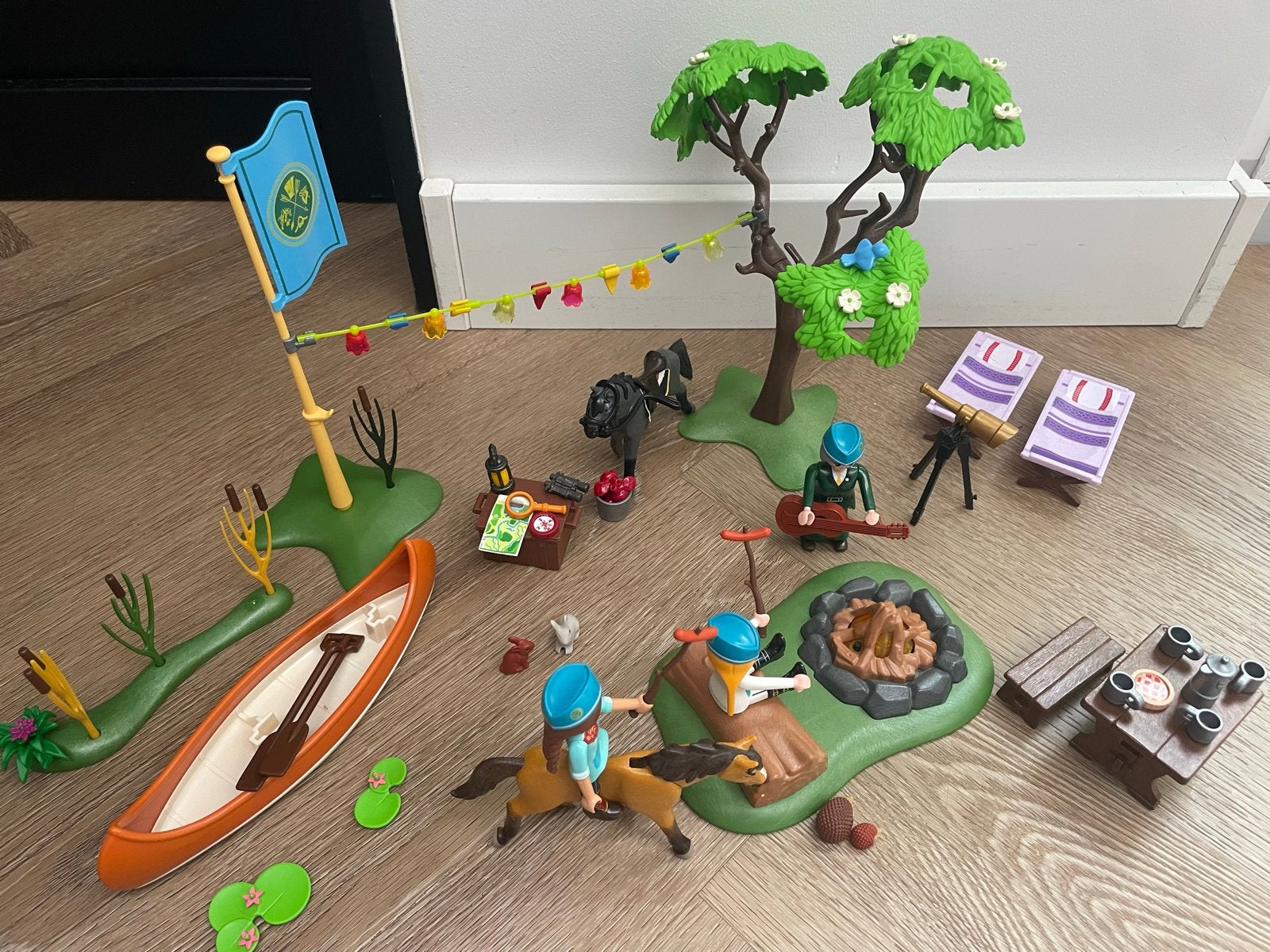 Playmobil Spirit Riding Free - Paardenkamp (70329), Gebruikt, Complete set, Overige typen, Ophalen of Verzenden