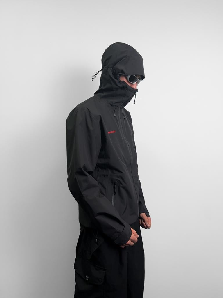 Mammut Phantom Wehana Gore-Tex Jas Heren Zwart | Waterdicht, Ophalen of Verzenden, Zo goed als nieuw, Maat 48/50 (M), Zwart