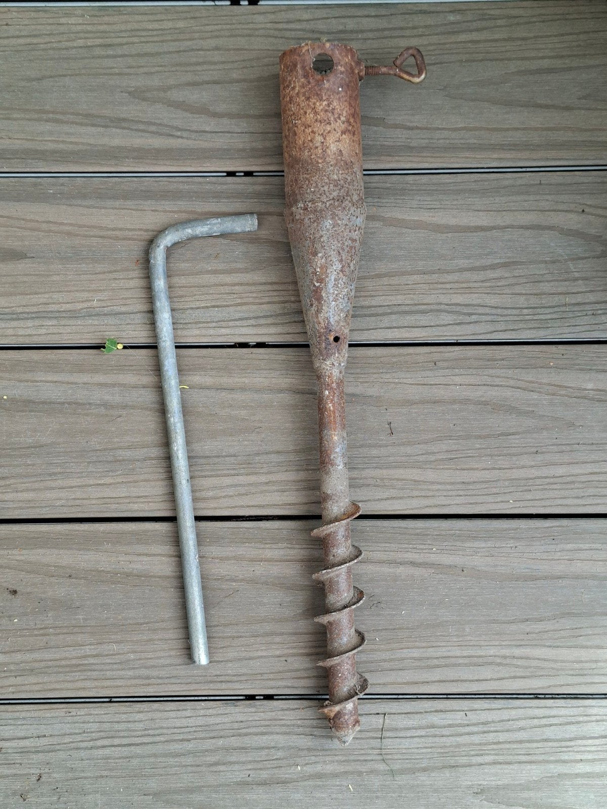 Grondanker voor droogmolen of parasol, Ophalen, Gebruikt, Droogmolen