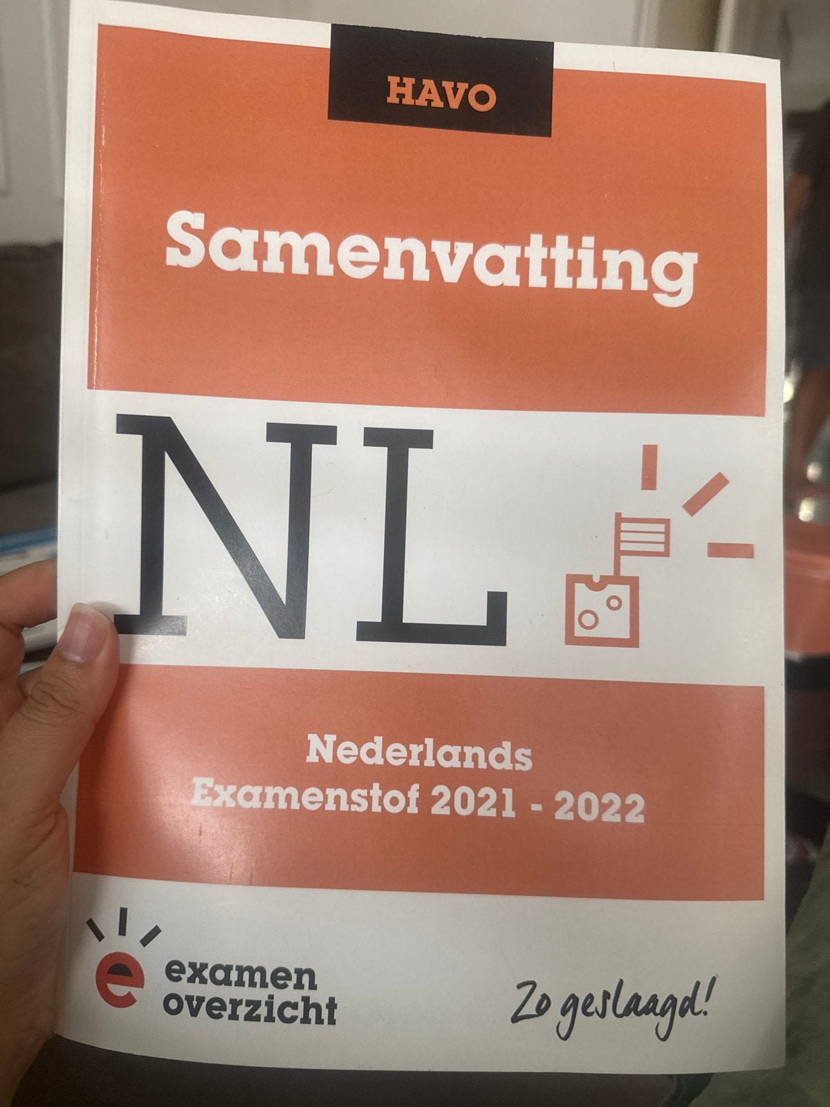 Oefenboek en samenvatting Nederlands 5 havo examen 2021-2022, Ophalen of Verzenden, Zo goed als nieuw, HAVO, Nederlands