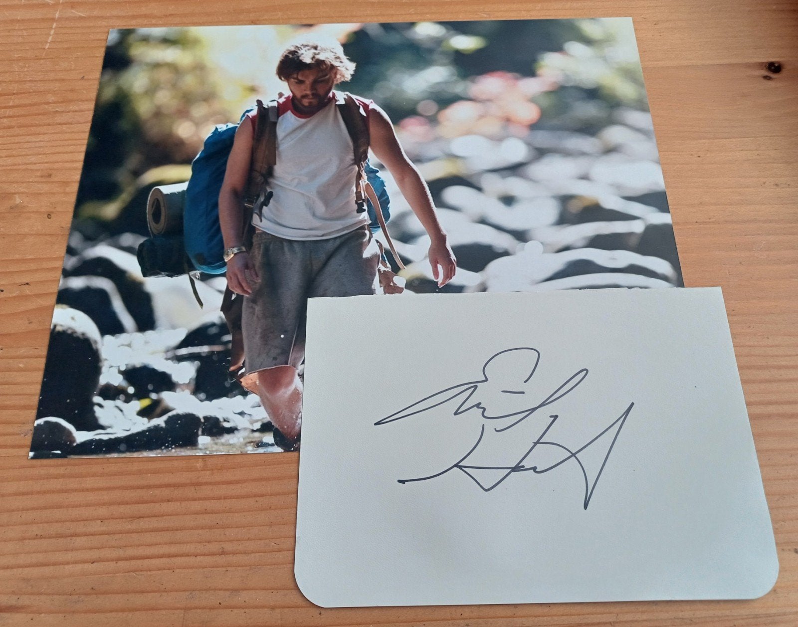 Emile Hirsch originele handtekening, Ophalen of Verzenden, Zo goed als nieuw, Foto of Kaart