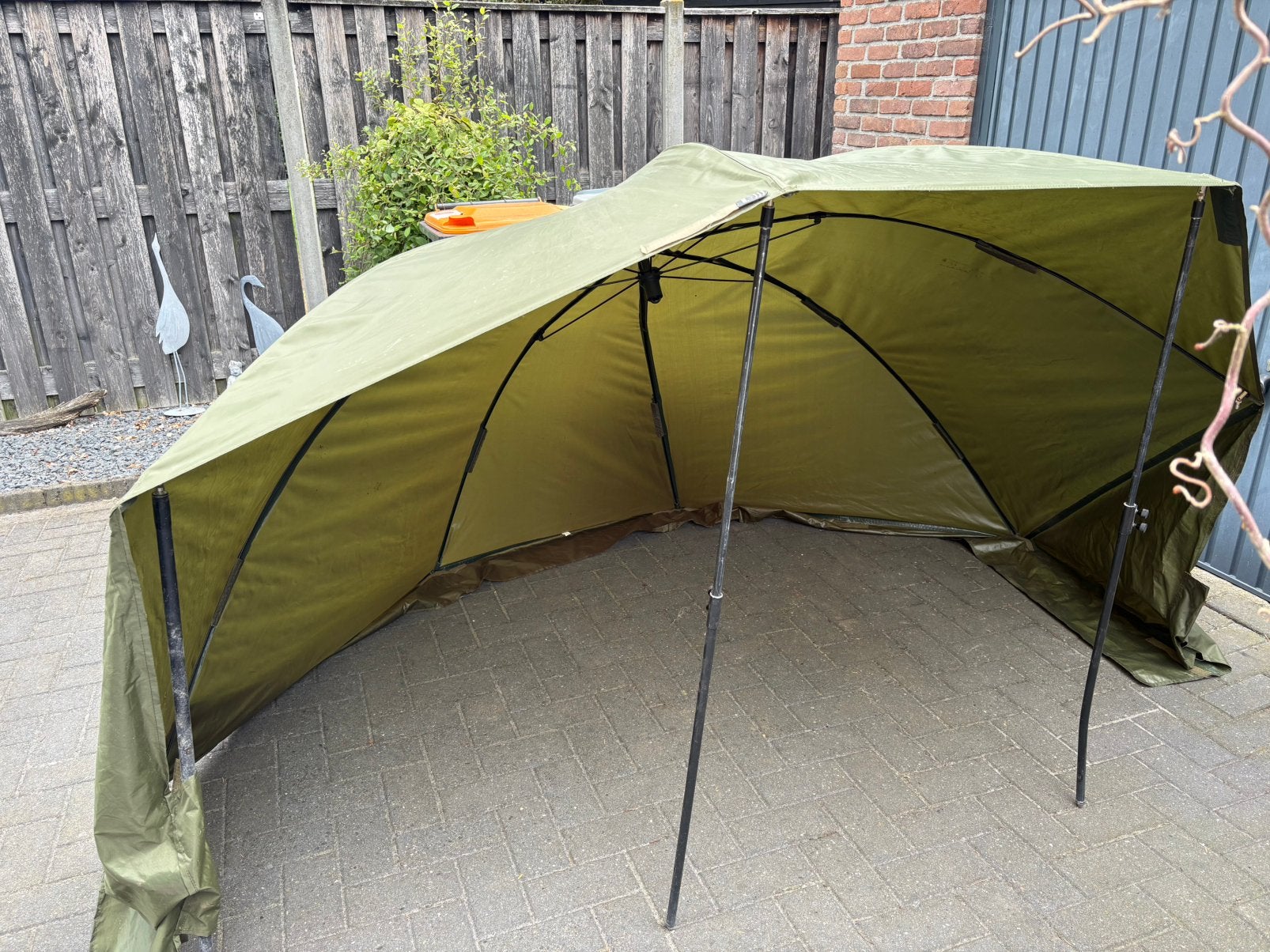 Vis parasol /tent, Watersport en Boten, Ophalen, Gebruikt