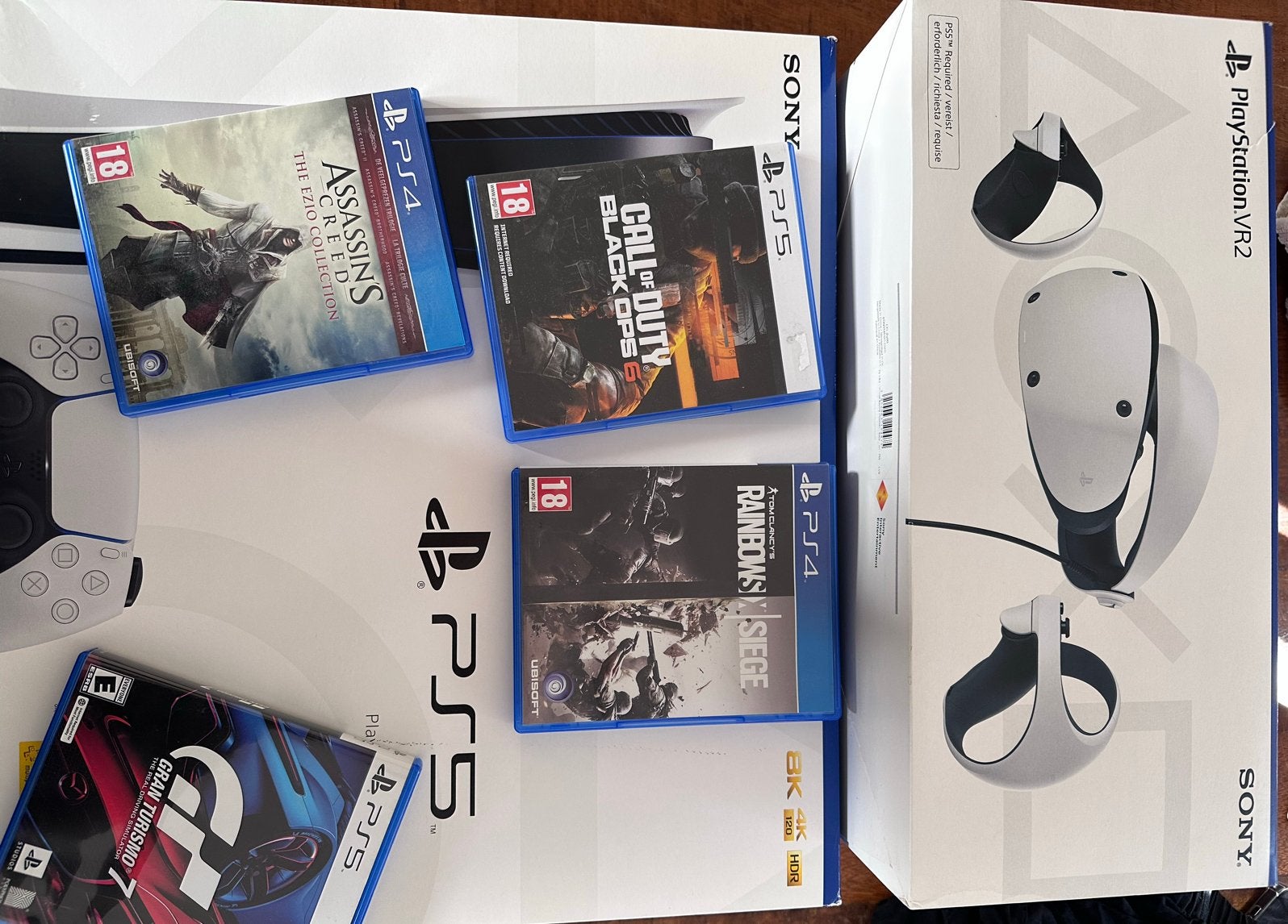 PlayStation 5 Disc Edition 2 TB SSD! met PS VR2 en games, Ophalen of Verzenden, Zo goed als nieuw, Playstation 5