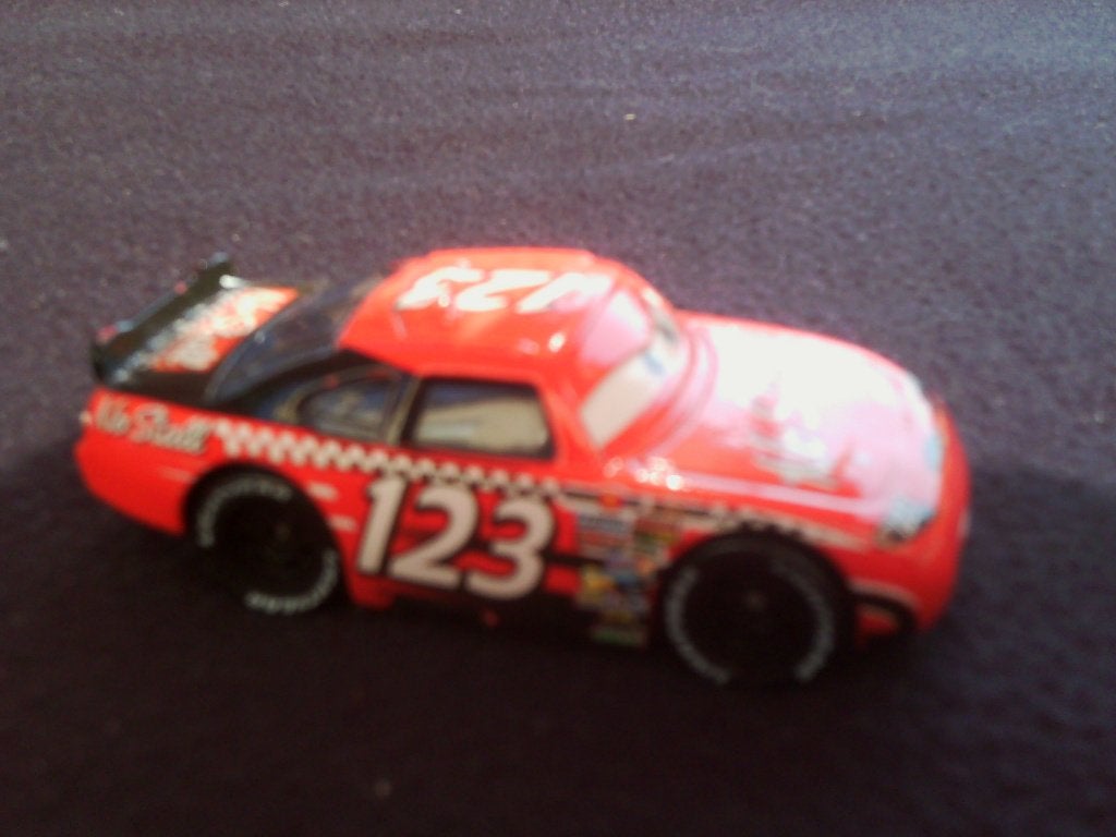 Disney Cars Auto's       Racer No Stall (nummer 123), Ophalen of Verzenden, Zo goed als nieuw
