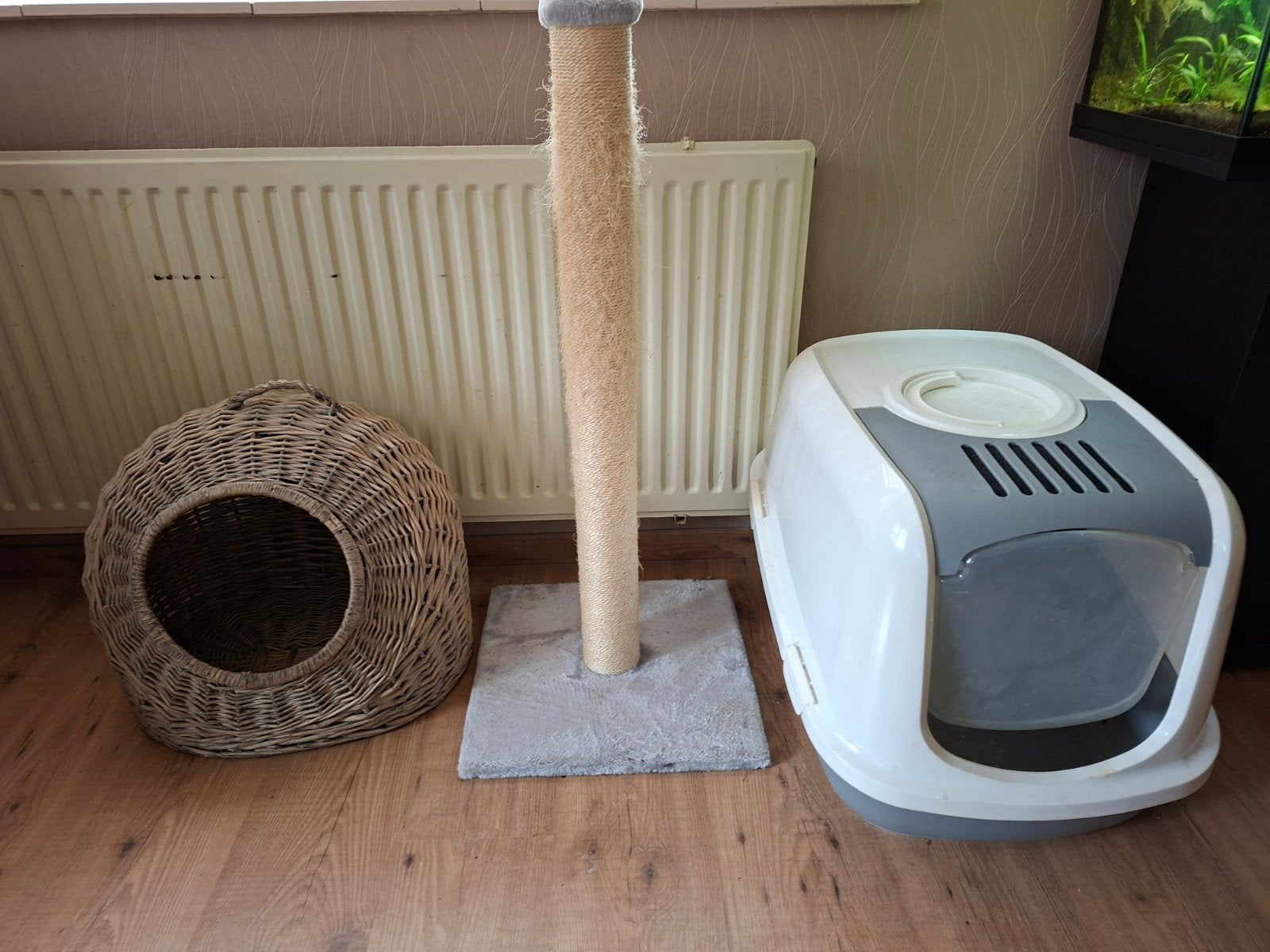 Katten mand, Krabpaal, Kattenbak, Ophalen