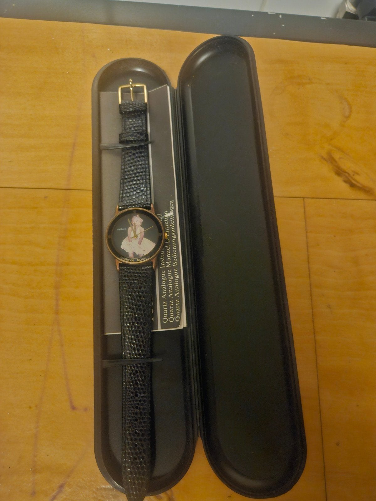 Marilyn Monroe horloge - Zeldzaam verzamelobject, Overige merken, Overige materialen, Leer, Polshorloge