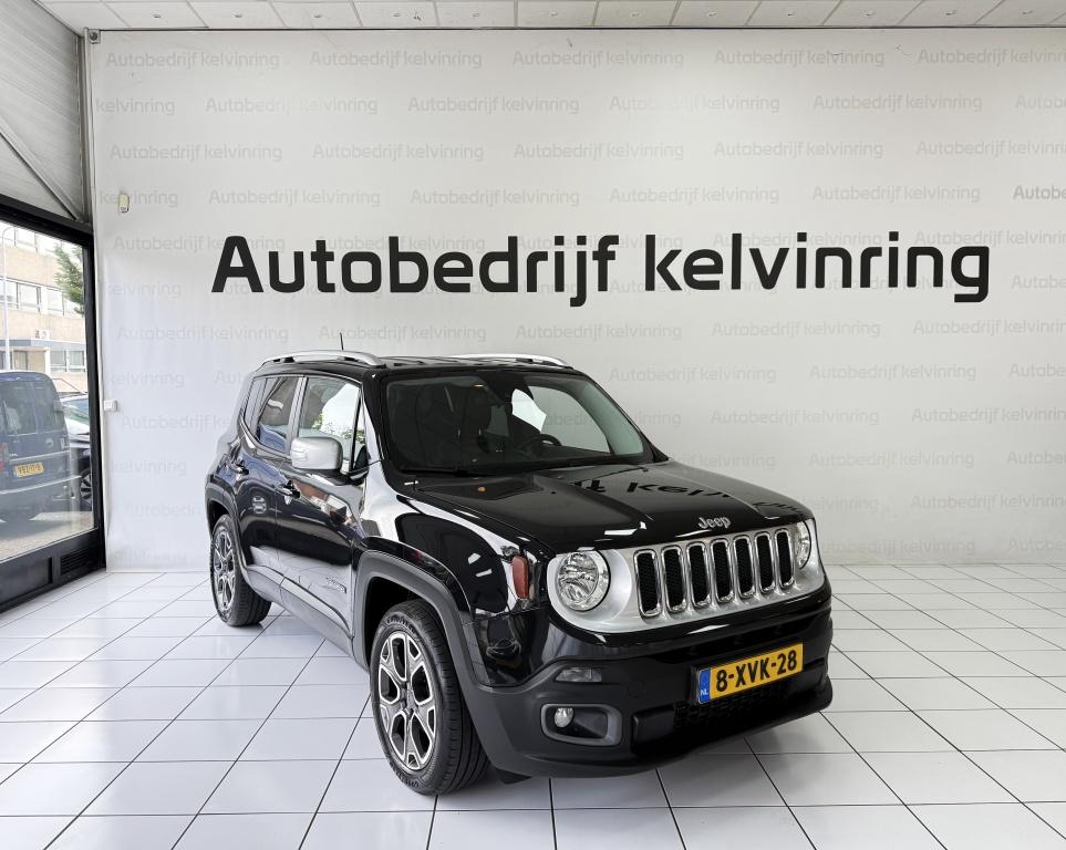 Jeep Renegade 1.4 M.Air Limited Bovag Garantie NAP, Auto's, Gebruikt, 400 kg, Zwart, Bedrijf