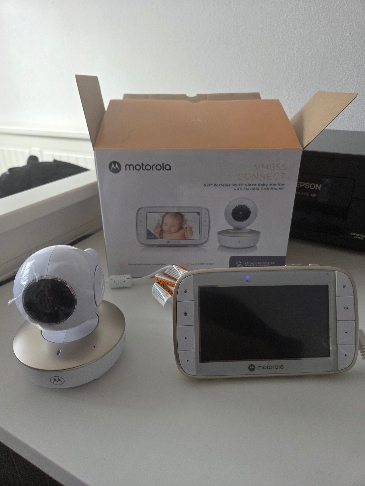 Motorola VM855 Connect Babyfoon met Camera, Ophalen of Verzenden, Nieuw, 250 meter of meer, Camera