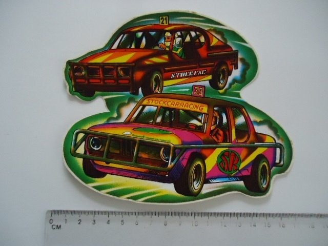 sticker oud AUTOCROSS Auto cross BMW Stockcar Ford capri, Ophalen of Verzenden, Zo goed als nieuw, Bedrijf of Vereniging