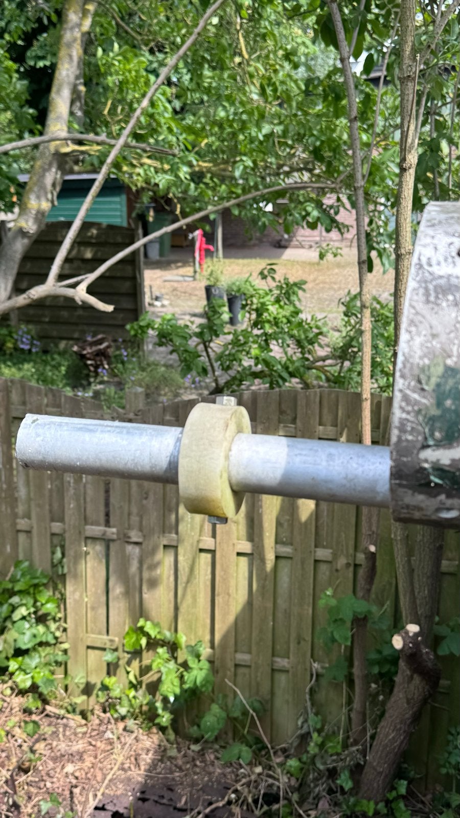 Alluminium mast /  met bok ruim 12 m, Ophalen, Gebruikt, Mast
