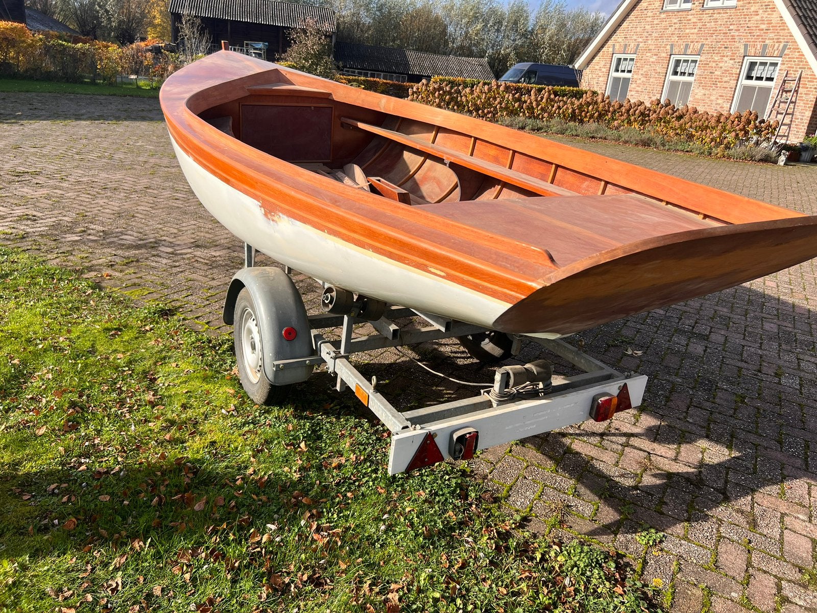Herreshoff Haven 12½ Footer / houten zeilboot., Ophalen, Zo goed als nieuw