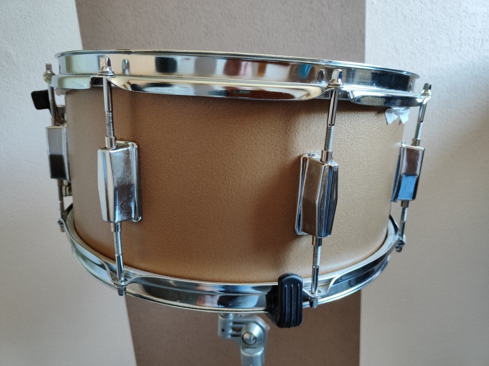 Snaredrum 14x6,5 inch, bronskleurige,te koop, Muziek en Instrumenten, Ophalen, Overige merken