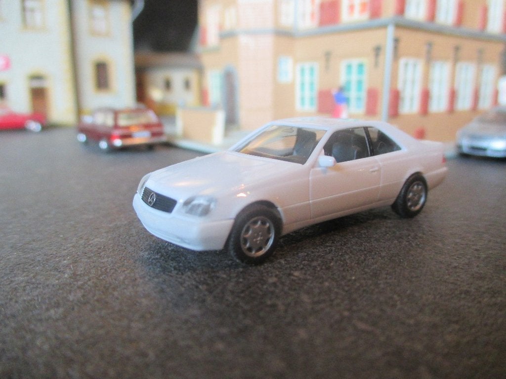Mercedes Benz 560 / 600 CL V12 C215 CL-Klasse - Herpa wit, Ophalen of Verzenden, Nieuw, Auto, Herpa