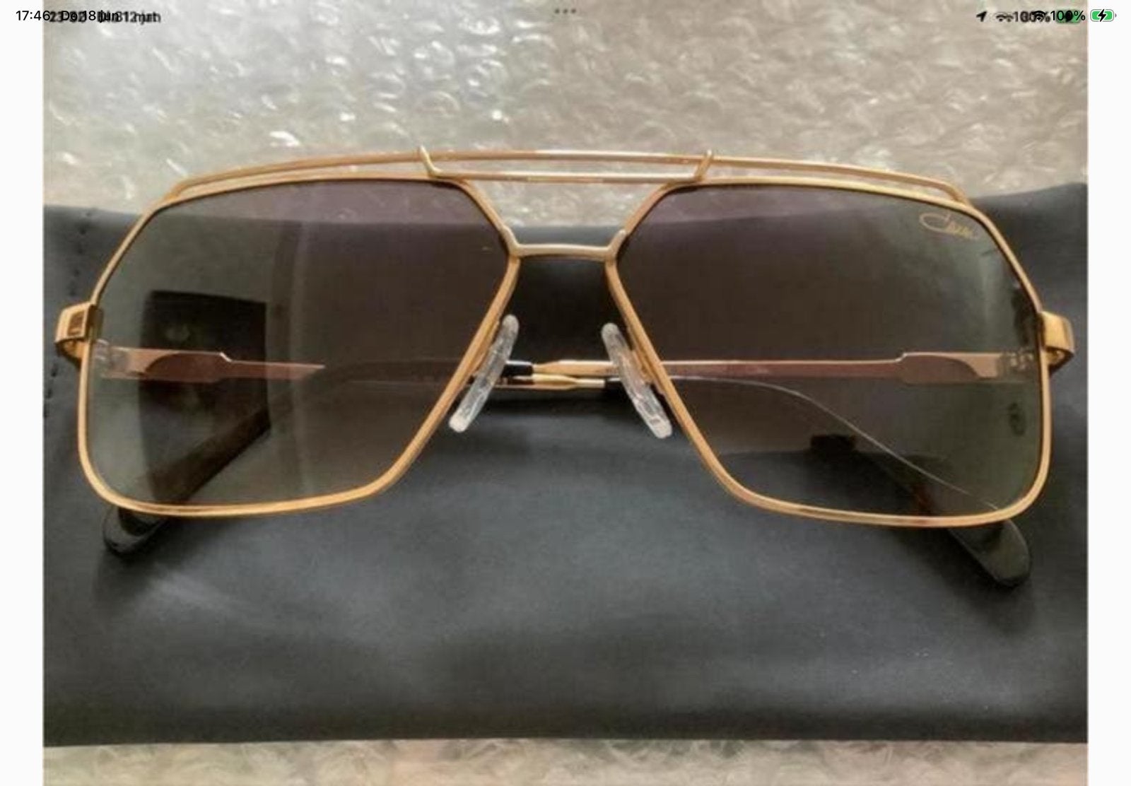 Orginele zonnebril Luxe Designer The Legend Cazal Titanium, Overige merken, Zonnebril, Overige kleuren, Verzenden