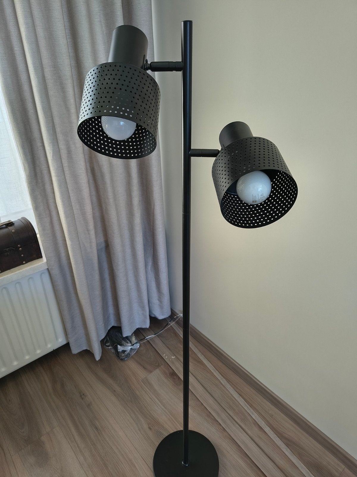 te koop: vloerlamp van Karwei., Ophalen, 100 tot 150 cm, E27 (groot), Zo goed als nieuw