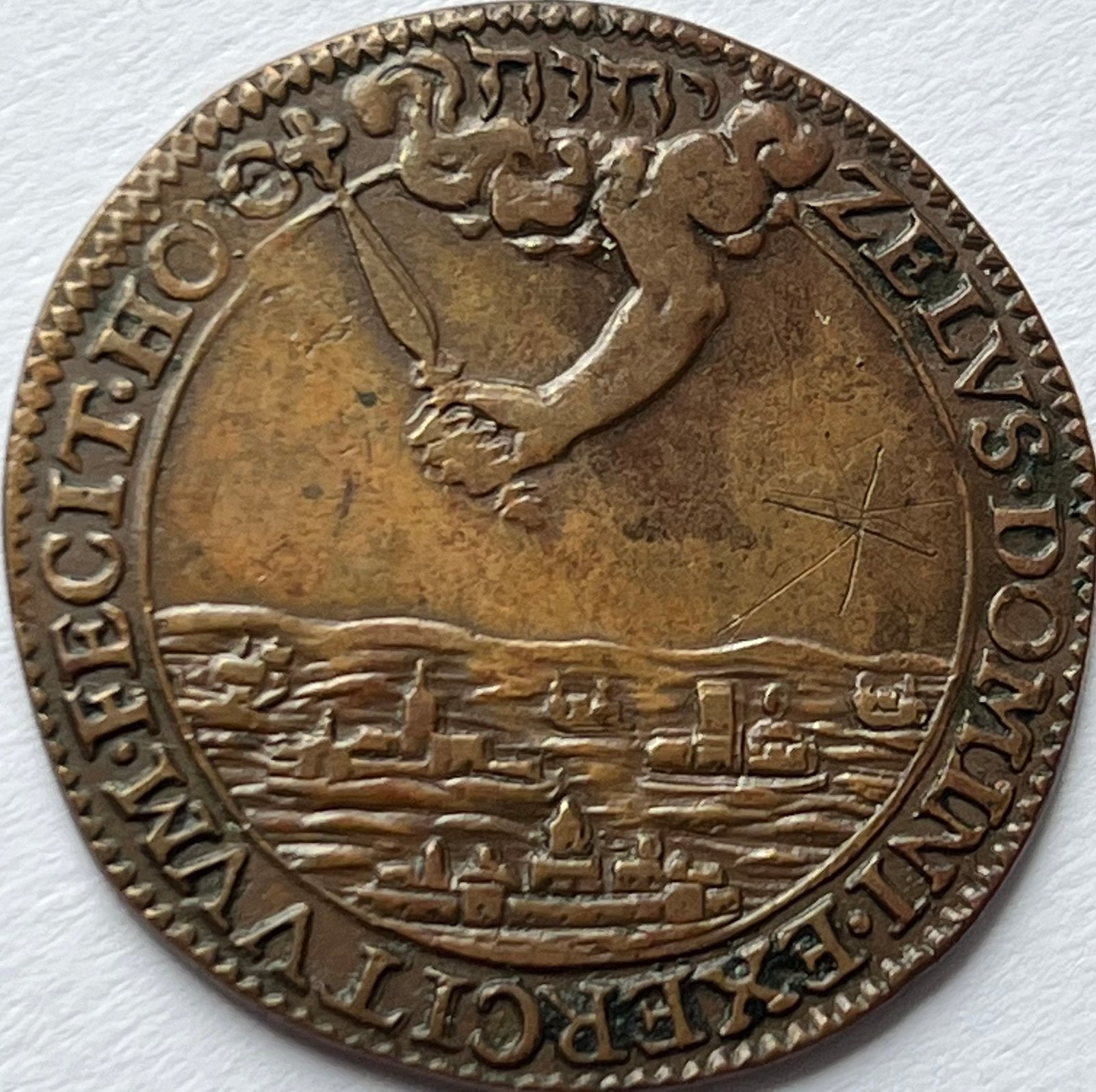 Dordrecht mooie rekenpenning 1590, Postzegels en Munten, Munten | Nederland, Ophalen of Verzenden, Vóór koninkrijk, Overige waardes