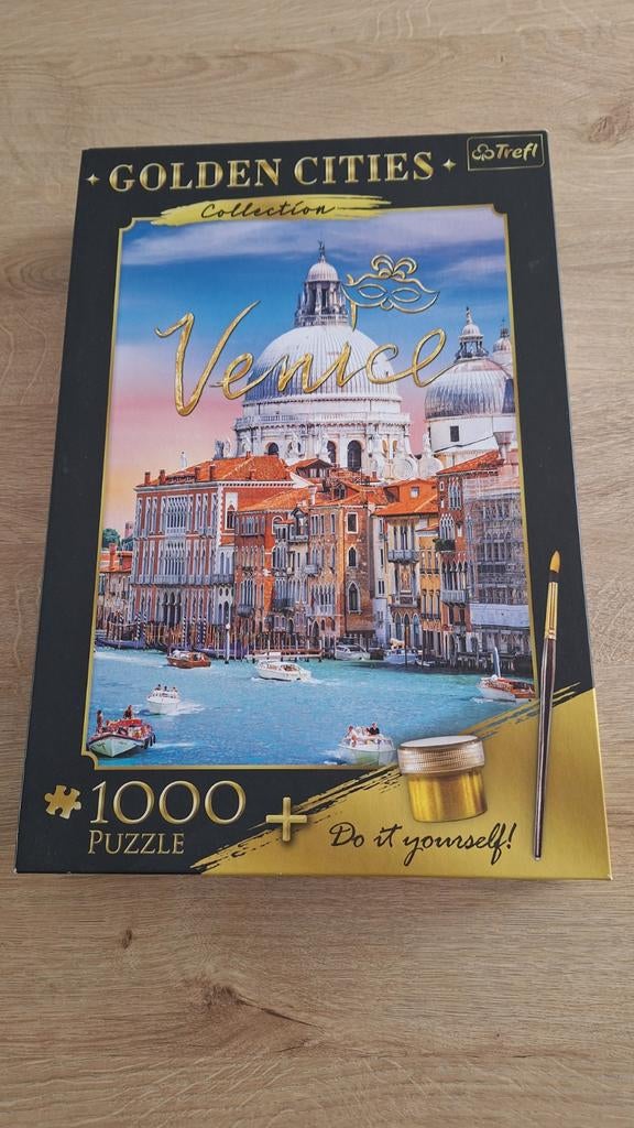 Puzzle Golden Cities Venice, 1000 stukjes, Ophalen of Verzenden, 500 t/m 1500 stukjes, Zo goed als nieuw