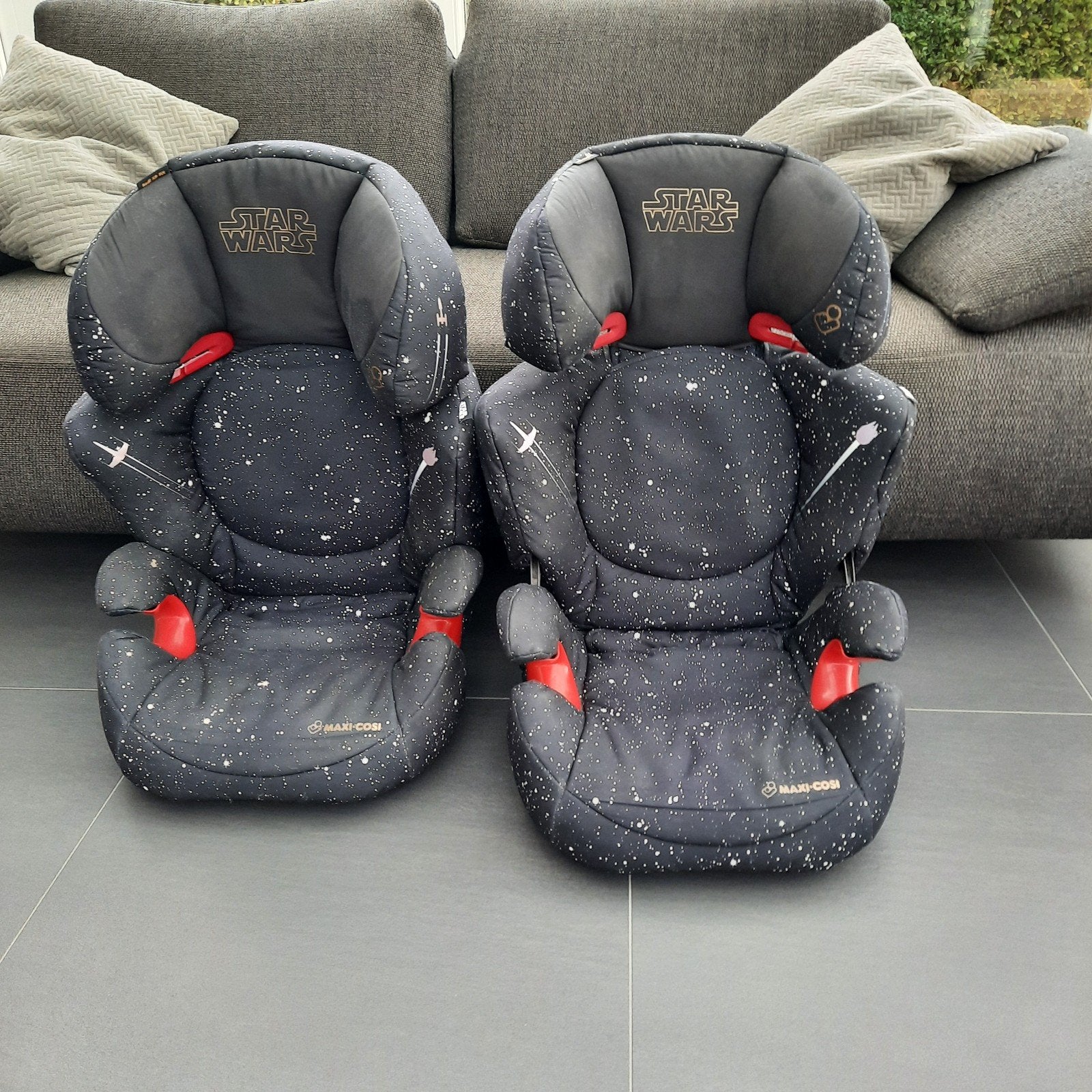2x Maxi-Cosi Rodi XP Star Wars autostoel (9-36 kg), Ophalen, Gebruikt, 15 t/m 36 kg, Zijbescherming