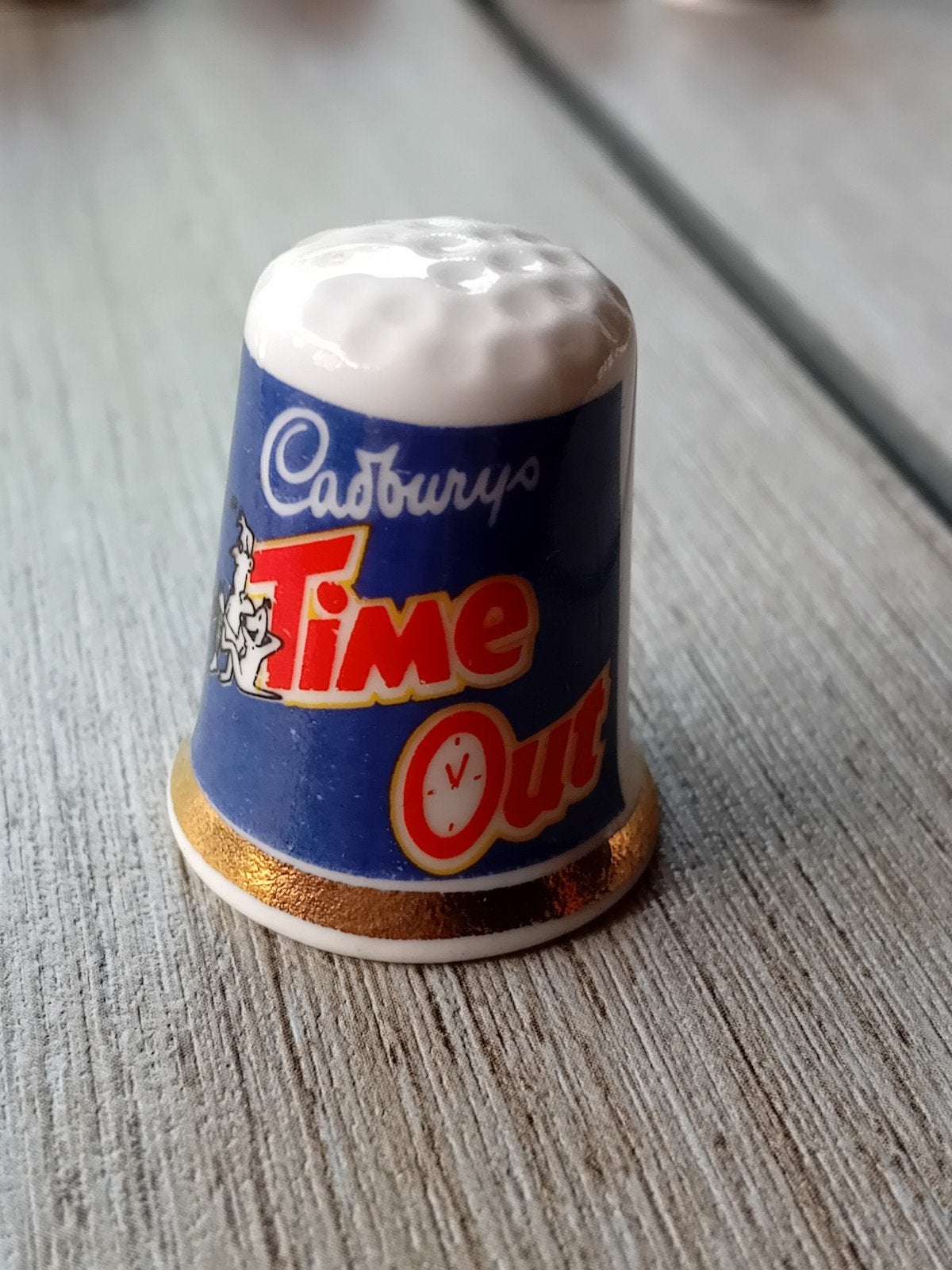 Vingerhoedjes verzamelen reclame vingerhoedje, Ophalen of Verzenden, Zo goed als nieuw