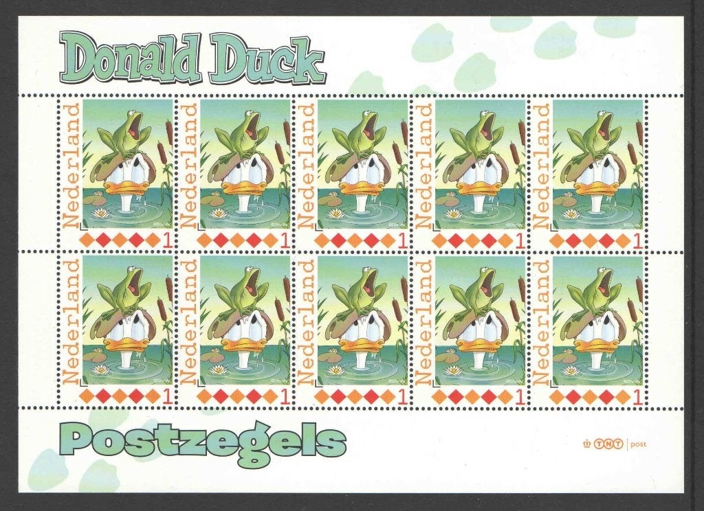 Postzegels Donald Duck, Ontdek Duckstad: Vel 22, Ophalen of Verzenden, Na 1940, Postfris