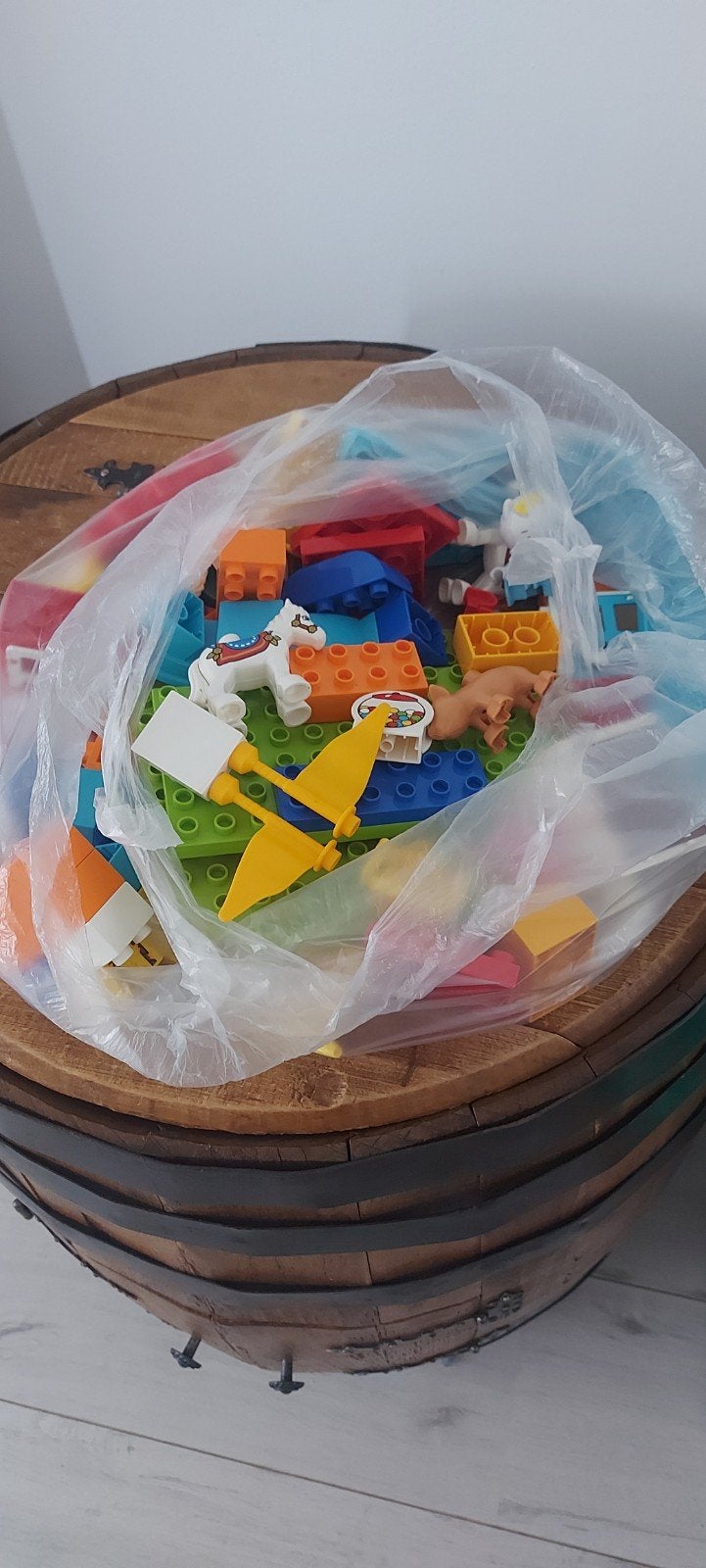 Duplo, Ophalen