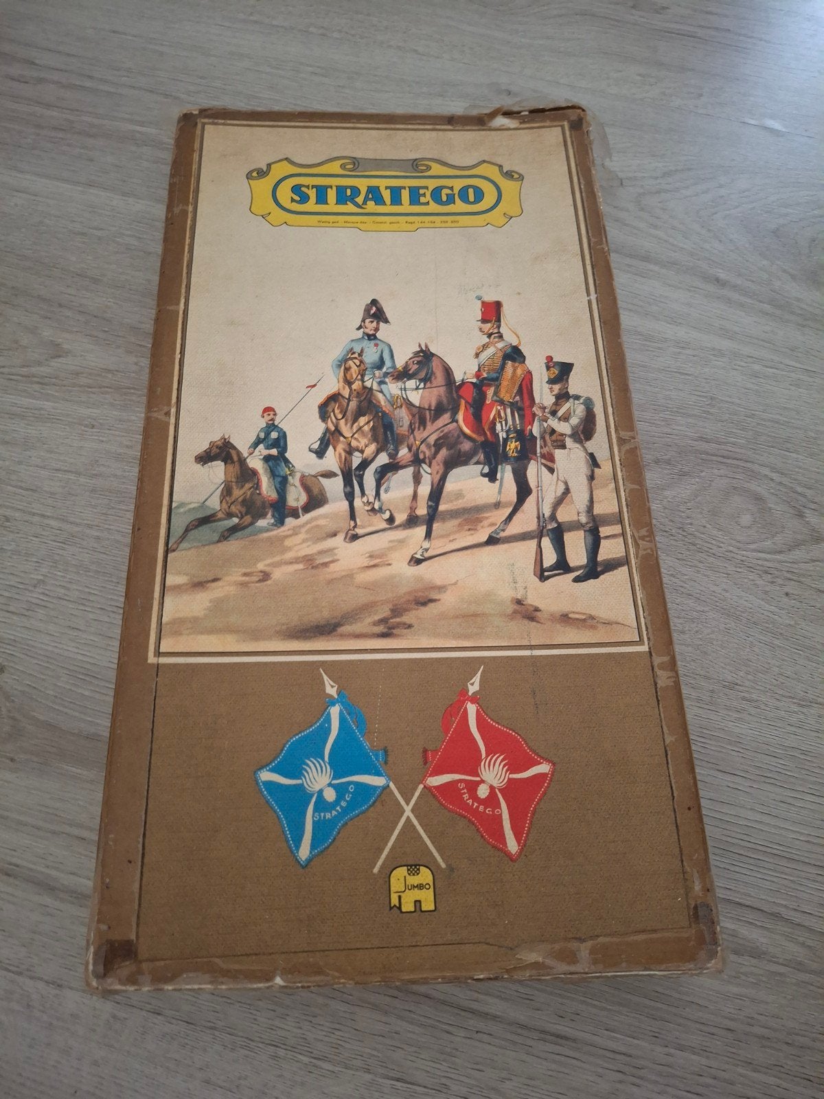 Antiek Jumbo Stratego 495 spel, Ophalen of Verzenden, Gebruikt