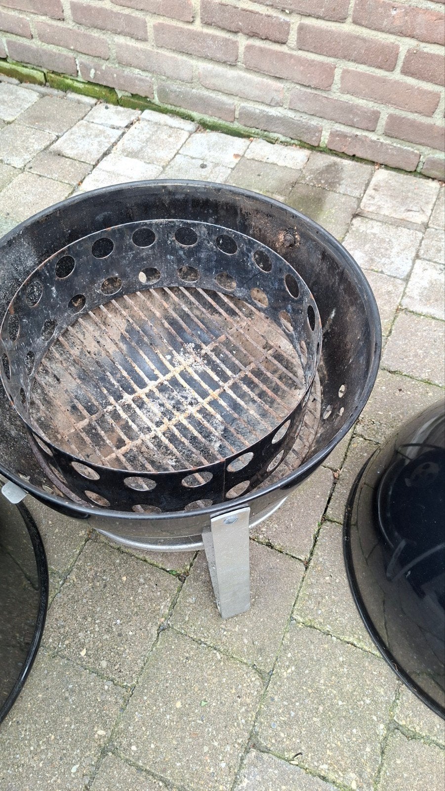 Weber Smokey Mountain 47cm - Gebruikt maar in goede staat, Ophalen, Gebruikt, Weber