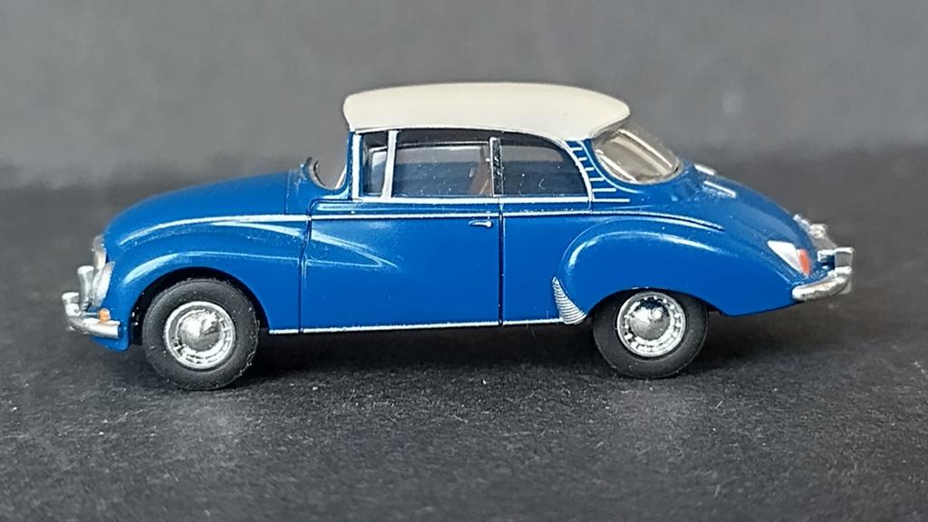 Dkw Auto Union 1000 S Blauw 1:87 Brekina Pol, Auto, Brekina gmbh, Info@brekina de, Nieuw