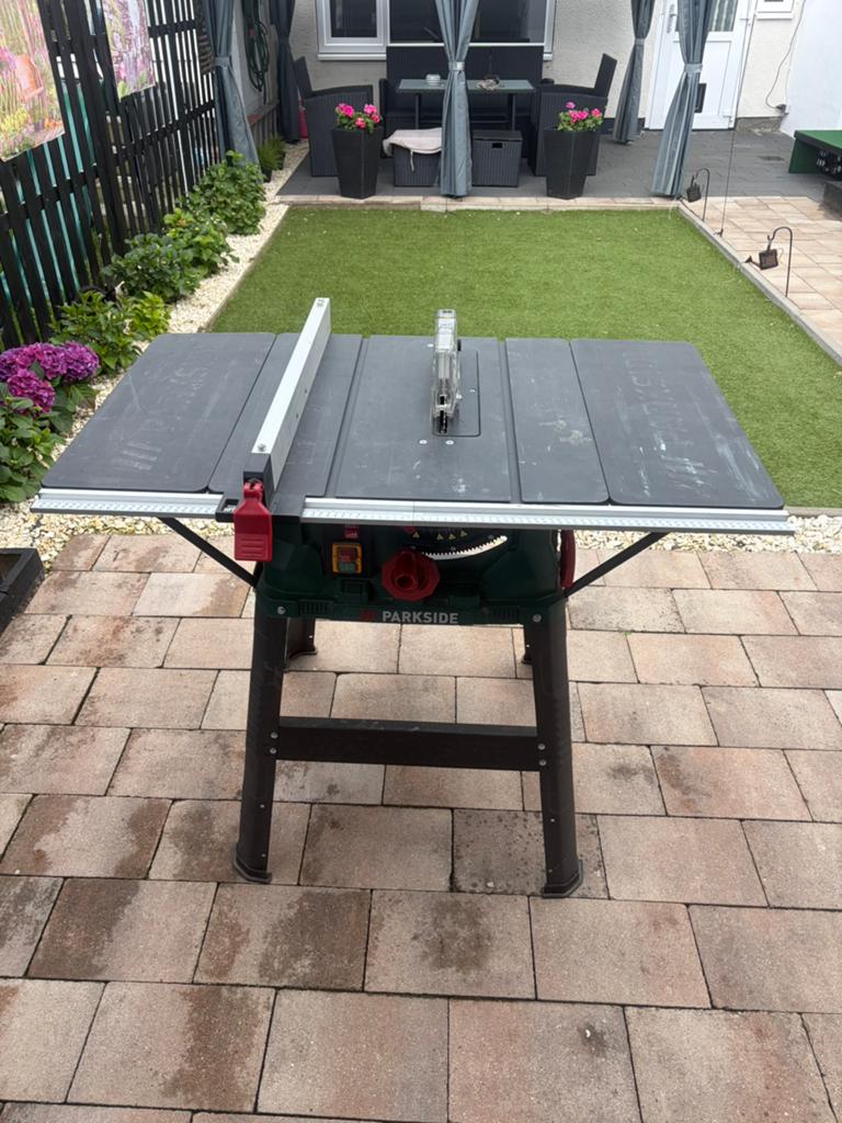 Tafel cirkelzaag Parkside, Ophalen, Cirkelzaag, Zo goed als nieuw, 30 tot 70 mm