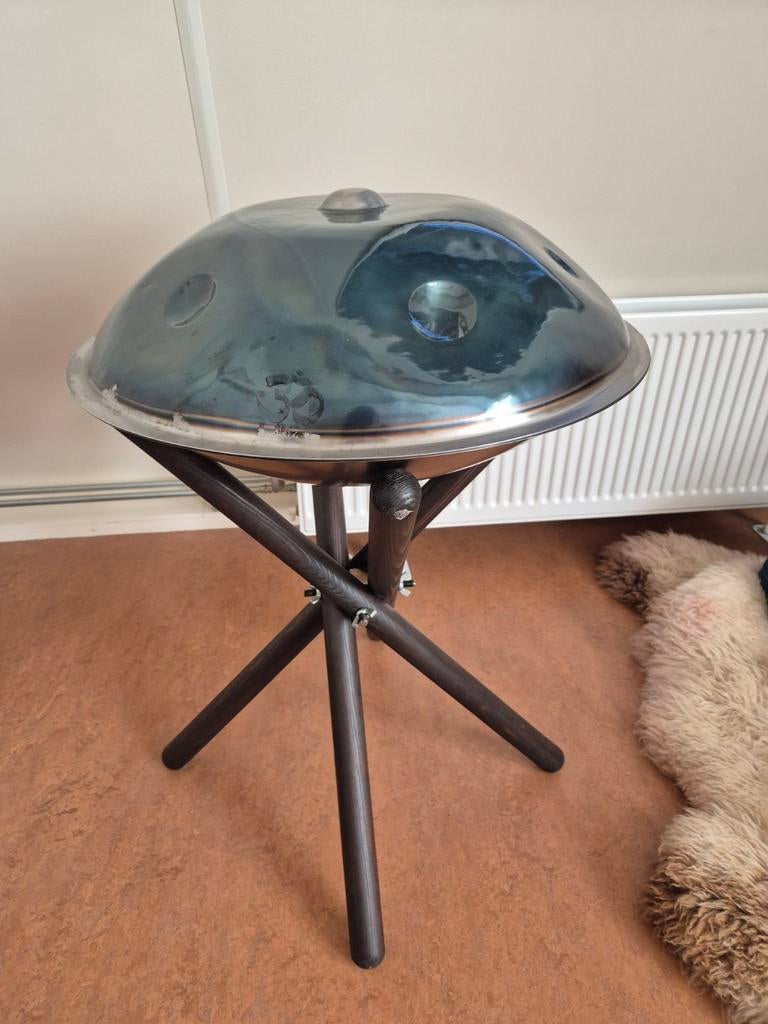 Baur en Brown handpan C# Ohm + standaard en tas, Muziek en Instrumenten, Percussie, Ophalen, Melodische percussie