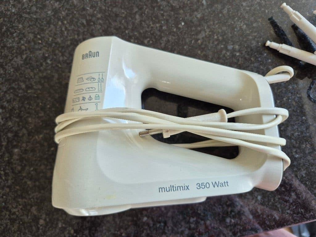 Multimixer Braun 350 Watt, Gebruikt, 3 snelheden of meer, Ophalen of Verzenden, Vaatwasserbestendig