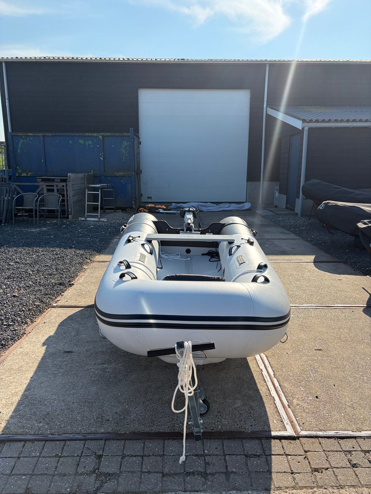 Yamaha Yam 3.10 opblaasboot met elektrische buitenboordmotor, Watersport en Boten, Ophalen, Inclusief motor, Elektrisch, Yamaha