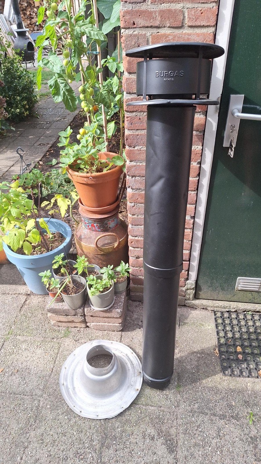 Kachelpijp dubbelwandig + dakdoorvoer 

Dubbelwandige kachel, Ophalen, Gebruikt, Afzuiger