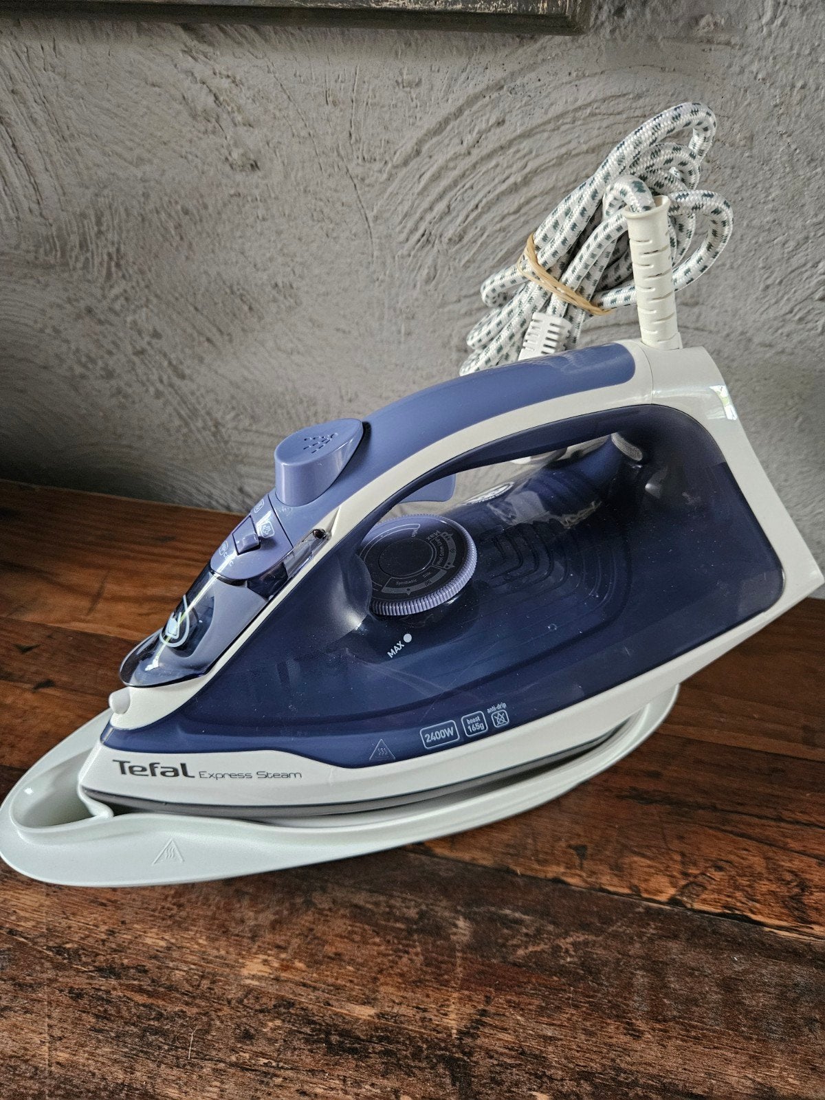 ZGAN Tefal Express Steam Strijkijzer - Anti-kalk, XGlide, 1200 tot 1600 toeren, 8 tot 10 kg, Ophalen of Verzenden, Zo goed als nieuw