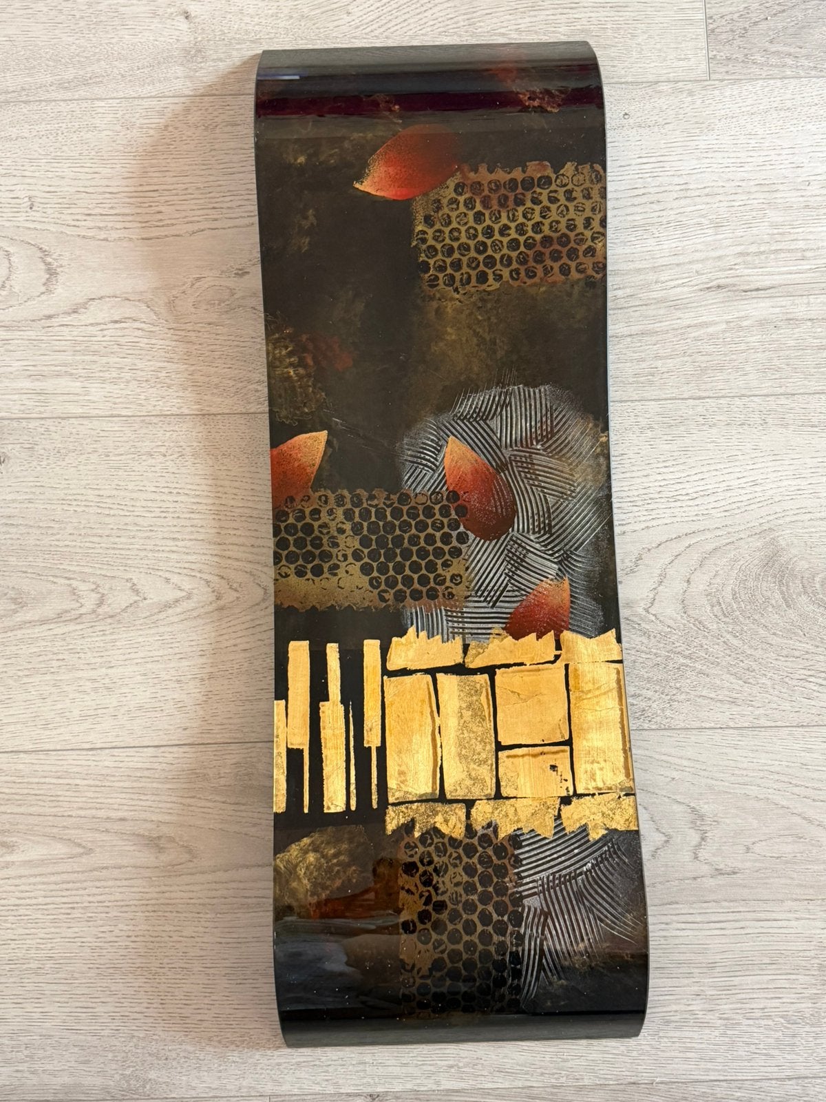 Grote luxe glazen decoratieschaal 75 cm, Schaal, Ophalen of Verzenden, Overige vormen, Glas
