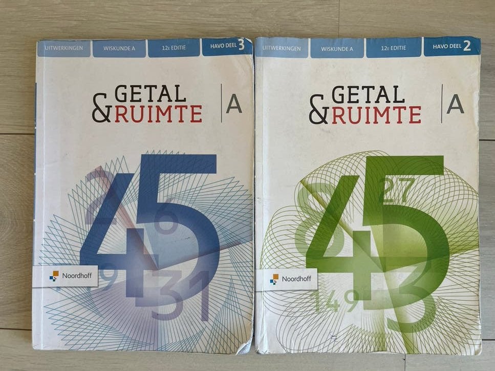 Getal & Ruimte A Wiskunde HAVO deel 2 & 3 (12e editie), Boeken, Ophalen of Verzenden, Gelezen, HAVO, Wiskunde A