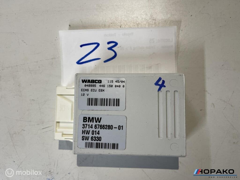 Luchtveringmodule BMW 5-serie E61 3714676628001, Gebruikt, Ophalen of Verzenden, BMW, BMW