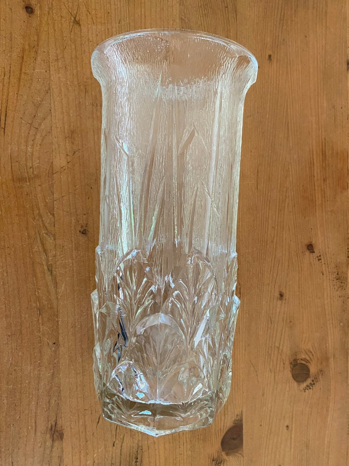Vintage Fidenza vaas, Ophalen of Verzenden, Gebruikt, Glas