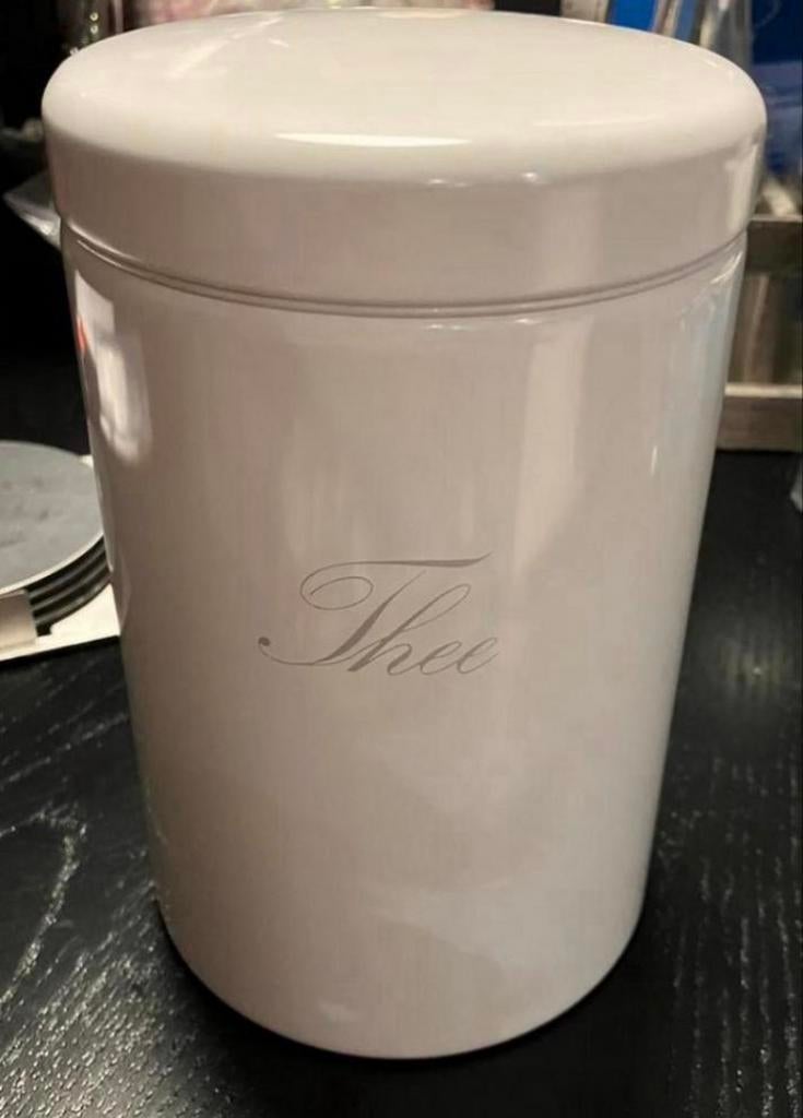 Vintage Brabantia theeblik nieuw, Huis en Inrichting, Ophalen of Verzenden, Nieuw, Pot, Bus of Blik