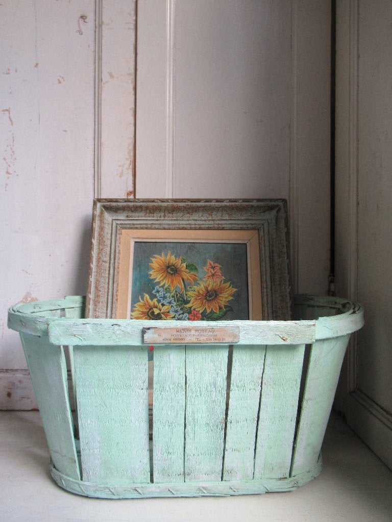 ~ oude Franse fruitmand, bricbracbrocante ~, Ophalen of Verzenden