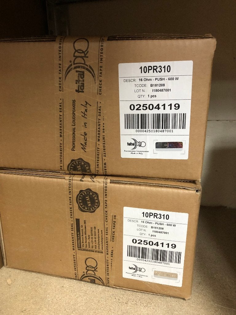 Faital 10PR310 luidsprekers