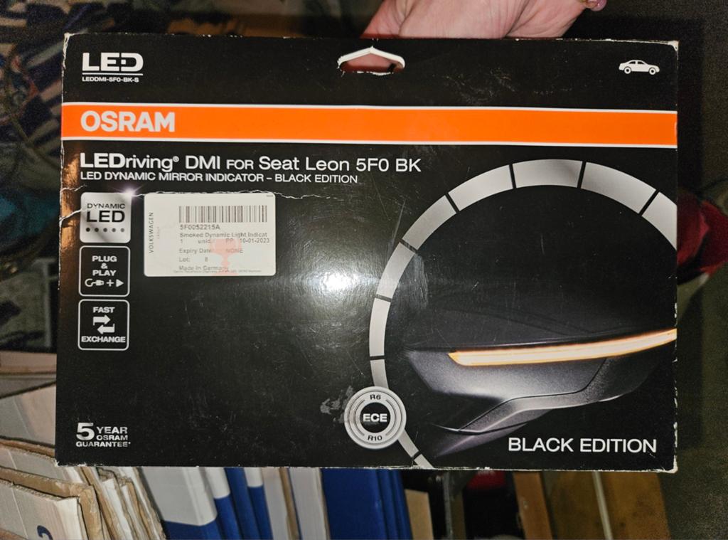 OSRAM LEDriving DMI Spiegelknipperlichten Seat Leon, Ophalen of Verzenden